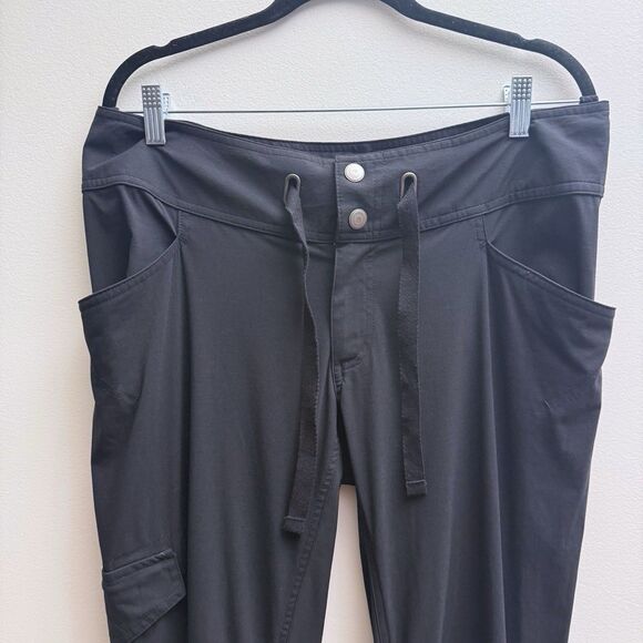Columbia Just Right Straight Leg Pant Black Sz 12/44 Omni Shield Hiking Gorpcore - Picture 2 of 9